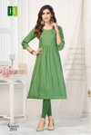 Kesariya Vol 2 By Hirwa Naira Cut Embroidery Kurtis Wholesale Clothing Distributors In India
